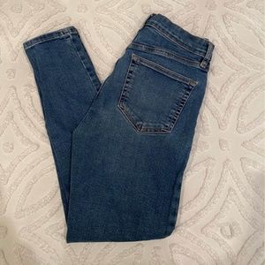 Blue Topshop Jamie Jeans